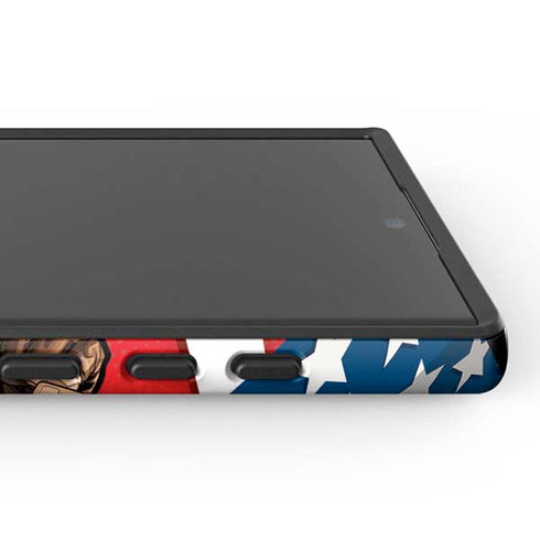 Marvel Captain America Action Pose Galaxy S25 Ultra Impact Case